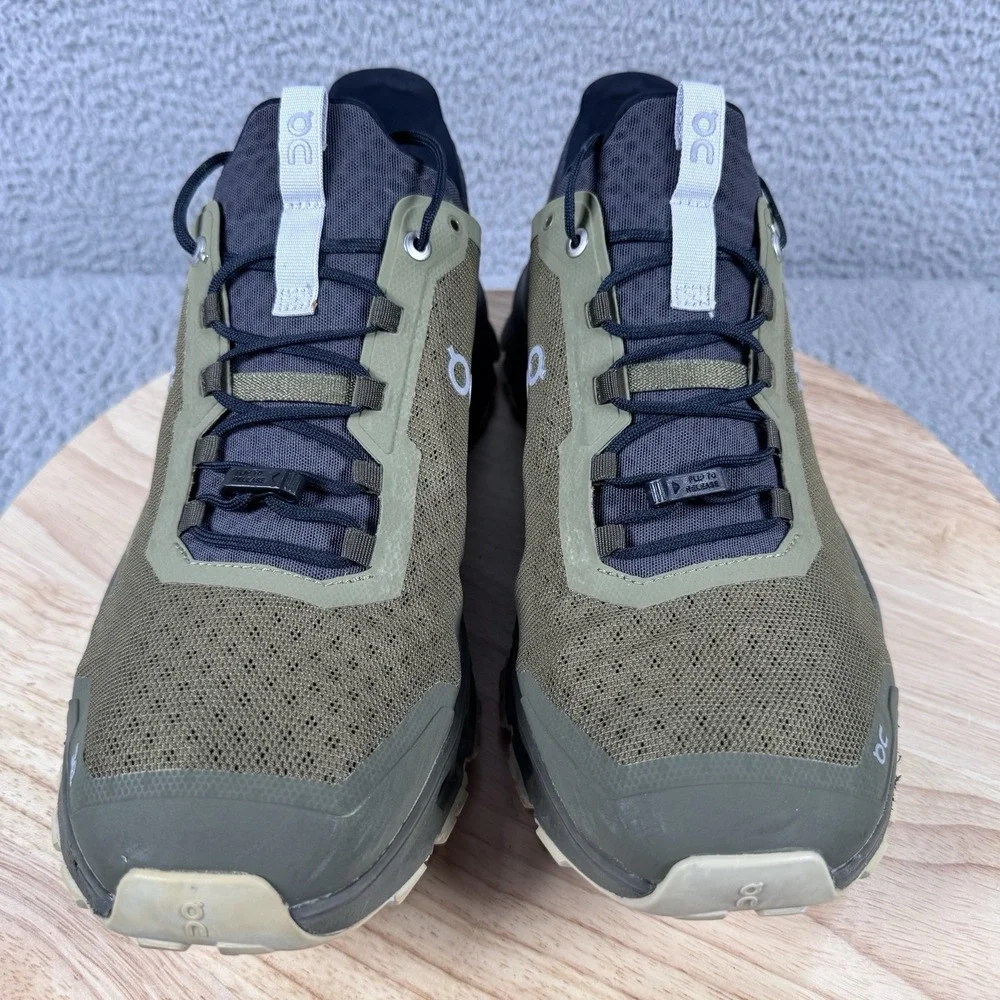 On Cloudultra Mens Size 12 Olive Green Trail Running Hiking Shoes NO INSOLES